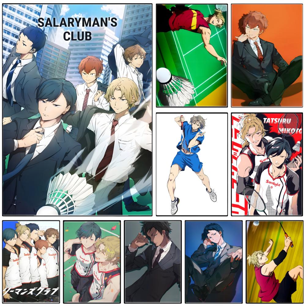 Badminton House - Spor Anime S-Salarymans B-Badminton Kulübü Posteri