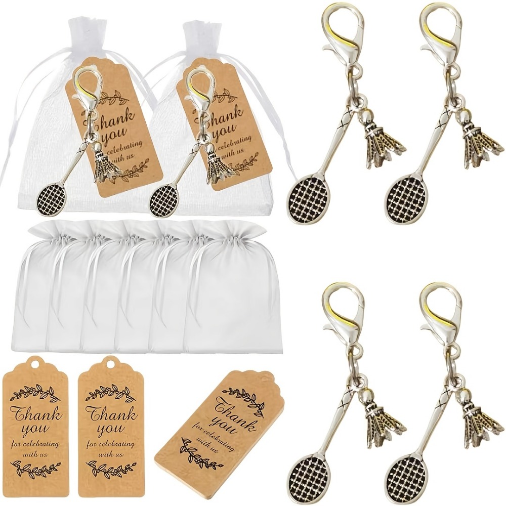 Badminton House - 3-24 Set Mini Badminton Raketi Anahtarlık