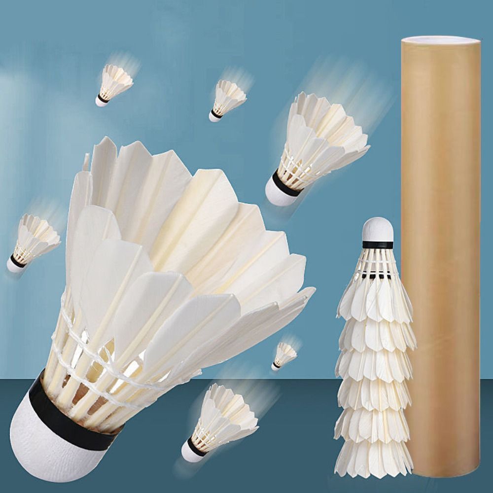 Badminton House - 3/6/12 adet yeni beyaz Badminton raketle