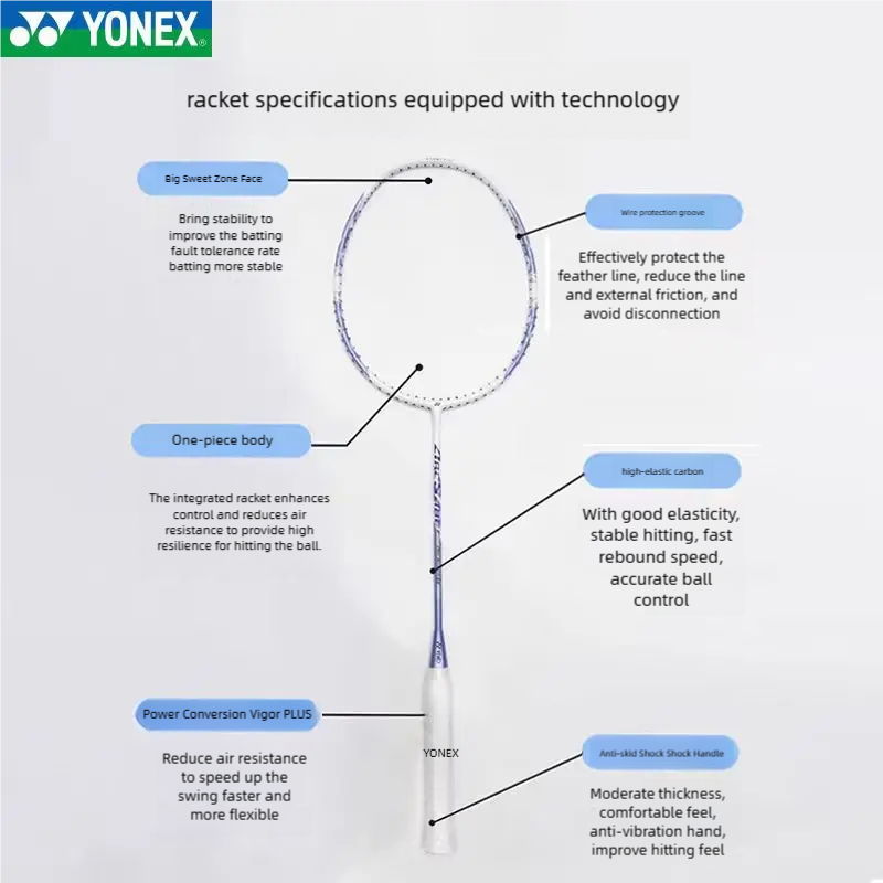 YONEX ARCSABER 8 badminton rak - Yonex Racket Carbon incelemesi ve fiyatı