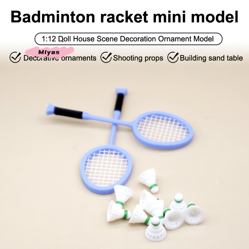 1 çift minyatür badminton rake - Badminton House incelemesi ve fiyatı