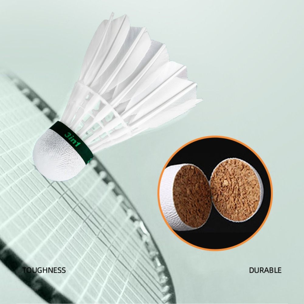 3/6/12 adet yeni beyaz badmint - Badminton House incelemesi ve fiyatı